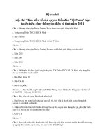 Bộ Câu Hỏi Cuộc Thi Tìm Hiểu Về Chủ Quyền Biển Đảo Việt Nam