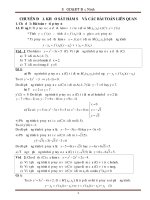 BỘ đề CƯƠNG ôn THI THPT môn TOÁN THEO CHUYÊN đề cực HAY