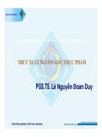 truy xuất nguồn gốc thực phẩm 