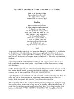 QUAN XUÂN THỊNH SỐ TỬ VI KINH NGHIỆM PHẦN GIẢNG GIẢI