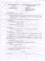 đề thi hsg thành phố lớp 12