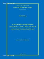 Sử dụng kỹ thuật FISH để kiểm tra sự hội nhập của gen IL-6 phân lập từ người trong tế bào gốc phôi gà chuyển gen