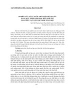 nghiên cứu xử lý nước thải gia súc bằng quá trình sinh học