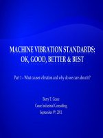 Machine vibration standards   part 1   why 