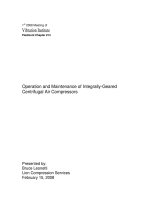 Centrifugal compressor ops and maint 02 2008 