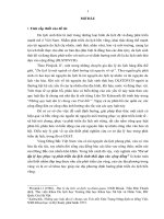 Luận án Cơ sở địa lý học phục vụ phát triển du lịch sinh thái dựa vào cộng đồng