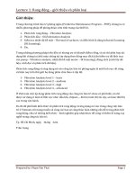 Lecture 1  rung dong va ung dung 