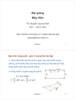 Bài giảng Máy điện Phần 2