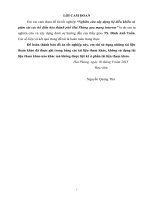 Nghiên cứu xây dựng hệ điều khiển và giám sát các hồ điều hòa thành phố Hải Phòng qua mạng internet