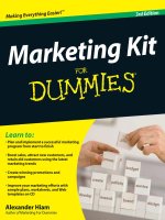 Marketing Kit for Dummies 3rd Edition (2009) (1)
