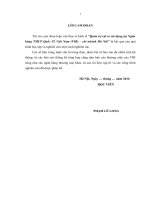 luận văn thạc sĩ  quản trị rủi ro tín dụng tại ngân hàng TMCP quốc tế việt nam (VIB) – chi nhánh hà nội