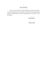 luận văn thạc sĩ  chất lƣợng dịch vụ ngân hàng bán lẻ tại ngân hàng TMCP đầu tƣ và phát triển việt nam    chi nhánh hải dƣơng 