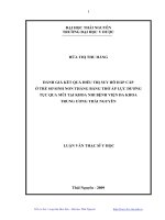 đánh giá kết quả điều trị suy hô hấp cấp ở trẻ sơ sinh non tháng bằng thở áp lực dương tục qua mũi tại khoa nhi bệnh viện đa khoa trung ương thái nguyên
