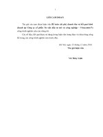 luận văn thạc sĩ kế toán chi phí, doanh thu và kết quả kinh doanh tại công ty cổ phần tƣ vấn đầu tƣ mỏ và công nghiệp – vinacomin 