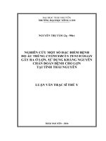 Nghiên cứu một số đặc điểm bệnh do ấu trùng Cysticercus tenuicollis gây ra ở lợn, sử dụng kháng nguyên chẩn đoán bệnh cho lợn tại tỉnh Thái Nguyên (LV thạc sĩ)