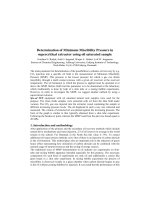 Determination of Minimum Miscibility Pressure in supercritical extractor using oil saturated sample