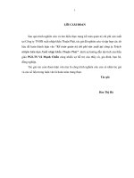 luận văn thạc sĩ kế toán quản trị chi phí sản xuất tại công ty trách nhiệm hữu hạn xuất nhập khẩu thuận phát