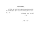 luận văn thạc sĩ kế toán quản trị chi phí sản xuất và giá thành sản phẩm tại công ty trách nhiệm hữu hạn KPF việt nam