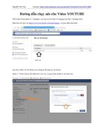 Hướng dẫn chạy ads cho video YOUTUBE
