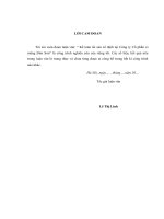 luận văn thạc sĩ kế toán chi phí sản xuất và giá thành sản phẩm xây lắp tại công ty cổ phần tƣ vấn và xây dựng tân á