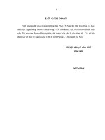 luận văn thạc sĩ  quản lý rủi ro tín dụng tại ngân hàng thƣơng mại cổ phần tiên phong – chi nhánh hà nội