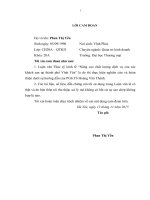 luận văn thạc sĩ nâng cao chất lƣợng dịch vụ của các khách sạn tại thành phố vĩnh yên