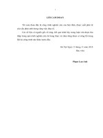 luận văn thạc sĩ kế toán chi phí, doanh thu và kết quả kinh doanh tại công ty TNHH MTV thƣơng mại habeco