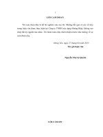 luận văn thạc sĩ hoàn thiện chiến lƣợc kinh doanh của công ty TNHH xây dựng hoàng hiệp