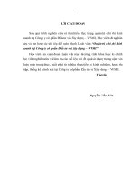 luận văn thạc sĩ   quản trị chi phí kinh doanh tại công ty cô phần đầu tƣ và xây dựng – VVMI