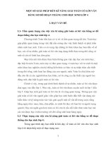 MỘT SỐ GIẢI PHÁP RÈN KĨ NĂNG GIẢI TOÁN CÓ LỜI VĂN BẰNG SƠ ĐỒ ĐOẠN THẲNG CHO HỌC SINH LỚP 4