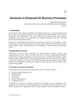 Advances in enhanced oil recovery processes