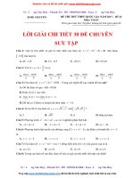 30 đề thi thử các trường chuyên môn Toán năm 2017 có giải chi tiết