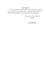 luận văn thạc sĩ kế toán quản trị chi phí sản xuất và tính giá thành sản phẩm tại công ty cổ phần may xuất khẩu việt thái