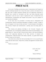 Thiết kế tổ chức thi công nền mặt đường