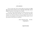 luận văn thạc sĩ hoàn thiện công tác kiểm tra thuế tại chi cục thuế huyện thanh miện, tỉnh hải dƣơng 
