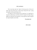 luận văn thạc sĩ  quản lý chất lƣợng dịch vụ thẻ tại chi nhánh ngân hàng thƣơng mại cổ phần ngoại thƣơng bắc ninh 