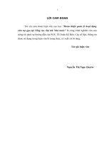 luận văn thạc sĩ hoàn thiện quản lý hoạt động cứu trợ gạo tại tổng cục dự trữ nhà nƣớc