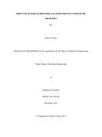 Saikou touray, effect of water alternating gas injection on  ULTIMATE OIL RECOVERY