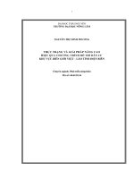 Thực trạng và giải pháp nâng cao hiệu quả Chương trình bố trí dân cư khu vực biên giới Việt  Lào tỉnh Điện Biên (LV thạc sĩ)