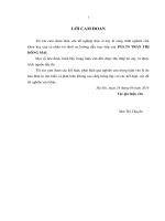 luận văn thạc sĩ kế toán doanh thu, chi phí và kết quả kinh doanh tại các công ty thủ công mỹ nghệ vừa và nhỏ trên địa bàn tỉnh nam định