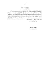 luận văn thạc sĩ kế toán doanh thu, chi phí, kết quả kinh doanh tại công ty trách nhiệm hữu hạn một thành viên điện lực hải dƣơng 