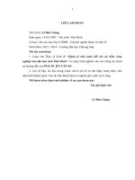 luận văn thạc sĩ  quản lý nhà nƣớc đối với các khu công nghiệp trên địa bàn tỉnh thái bình