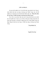 luận văn thạc sĩ  phát triển nhân lực tại công ty TNHH xây dựng và thƣơng mại thành trung 