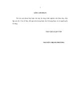 luận văn thạc sĩ Hiệu quả sử dụng vốn tại công ty cổ phần đầu tƣ và phát triển đô thị hải dƣơng