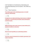 102 test bank for contemporary advertising and integrated marketing communication 13th edition by arens