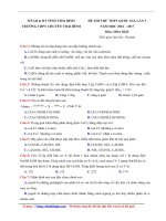 De thi lan 3 THPT chuyen thai binh mon hoa  nam 2017  file word co loi giai 