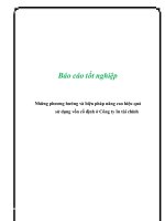 Những phương hướng và biện pháp nâng cao hiệu quả sử dụng vốn cố định ở Công ty In tài chính