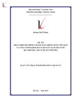 Hoàn thiện hệ thống thanh toán không dùng tiền mặt và tăng cường kiểm soát chi ngân sách Nhà nước qua Kho bạc Nhà nước Đan Phượng