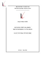 Bất đẳng thức Klamkin Một số mở rộng và ứng dụng.PDF
