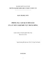 Phong tục, tập quán Hồi giáo của cư dân Ả rập khu vực Trung Đông - Copy